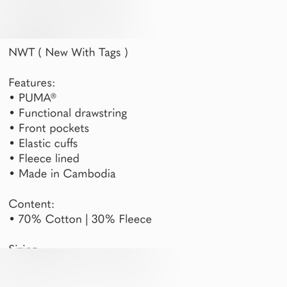 PUMA Youth Girls Jogger  BLACK Ize 14/16‎ - Picture 12 of 12